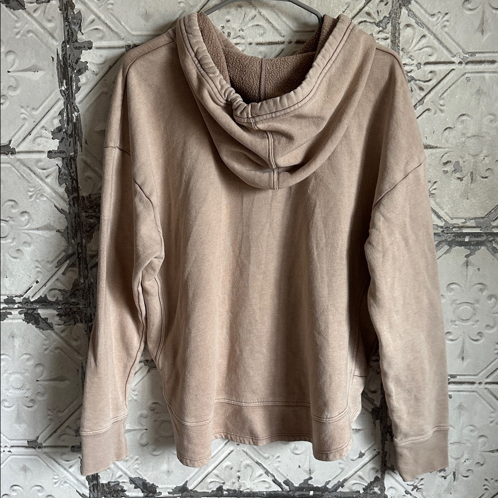 Universal Thread Taupe Hooded Sweatshirt - Picture 3 of 3